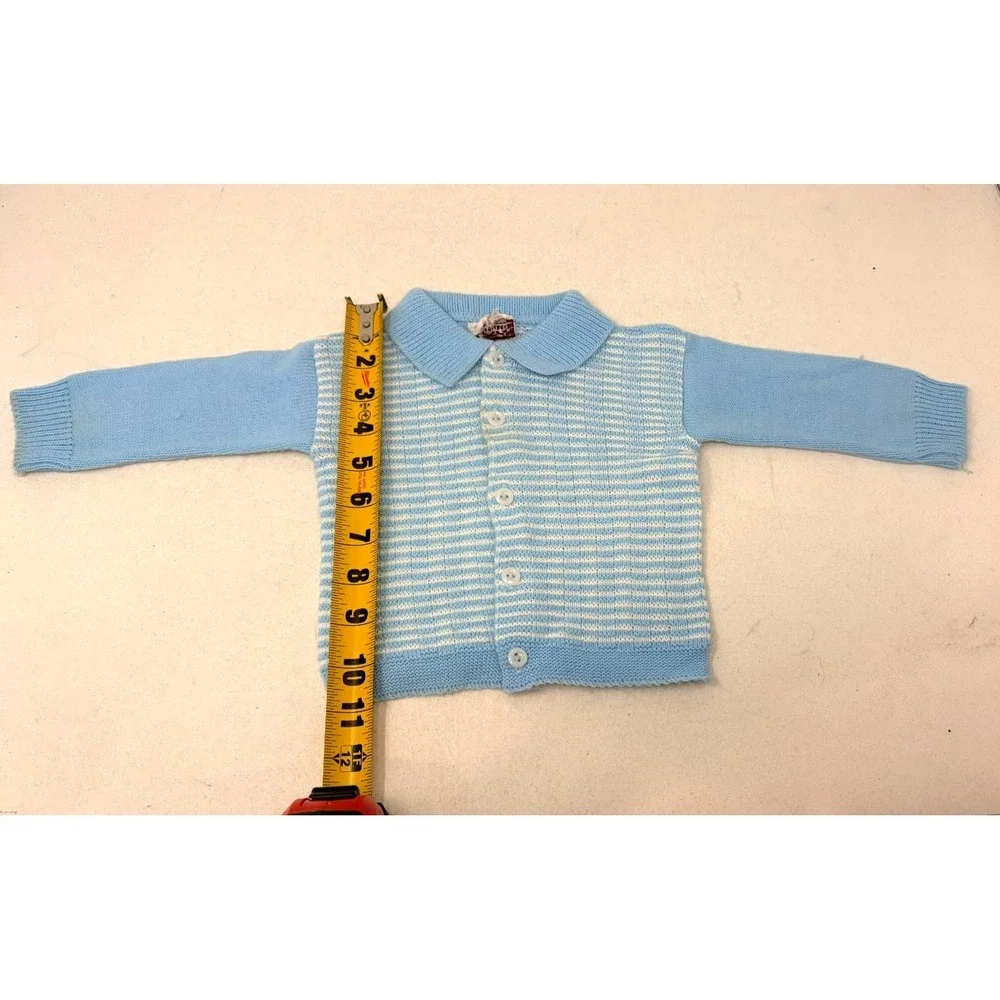 Vintage Buster Brown Baby Clothing Lot 12 Pc Blue White 6-12 Months Shoes Hat